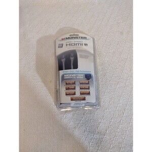 Monster HDMI 6FT Cable For High Speed Cable Gray Grey Brand New
